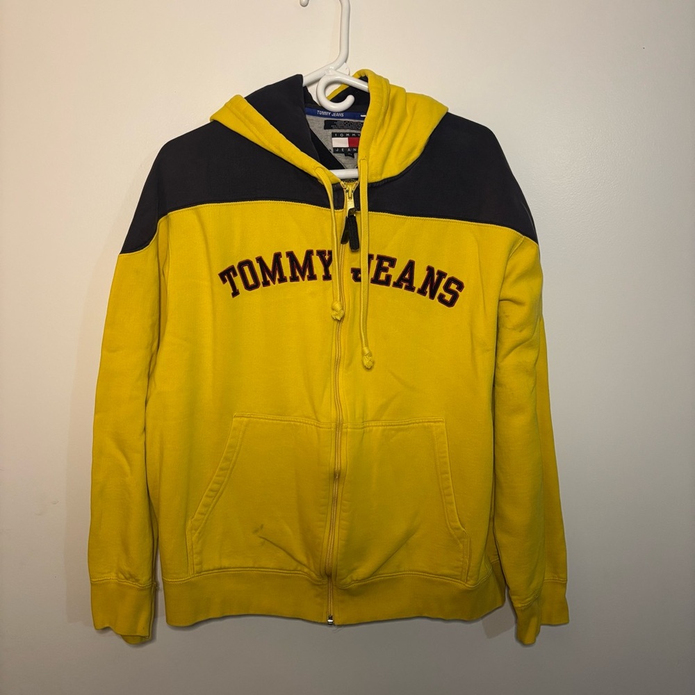 Tommy Hilfiger Yellow and Black Jacket